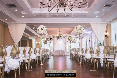 small wedding venues daytona beach|crystal ballroom at sunset harbor.